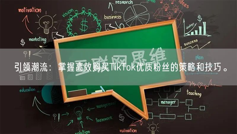 引领潮流：掌握高效购买TikTok优质粉丝的策略和技巧。