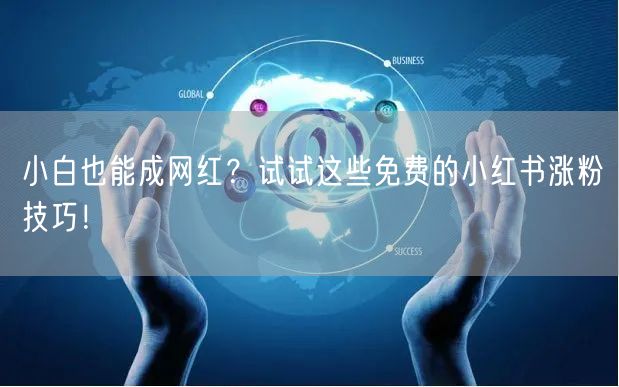 小白也能成网红？试试这些免费的小红书涨粉技巧！